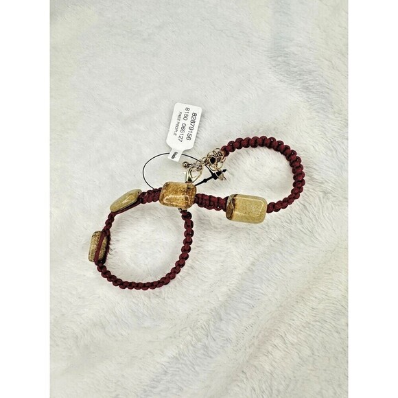 NEW Free People Sweet Carolina Choker Ocean Jasper Maroon Bohemian Necklace 70s - Picture 1 of 4